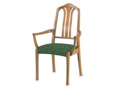 NATHAN Classic 3134 Slat back Dining Carver Chair