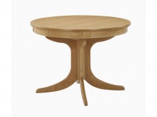NATHAN Shades Teak or Oak range 2125 / 2165 Circular Pedestal Dining Table