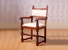 Old Charm OC 2314 Carver chair in fabric