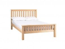 Oak Bedroom range fluted bed