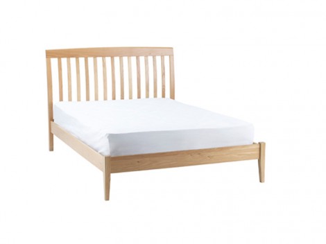 Oak Bedroom range slim fluted bed
