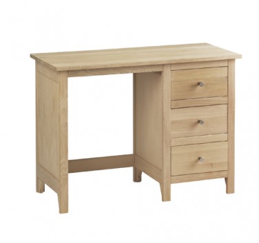 Oak Bedroom range single pedestal dressing table
