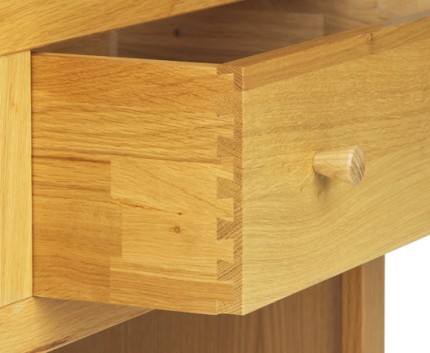 Oak Bedroom range single pedestal dressing table