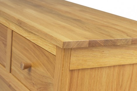 Oak Bedroom range twin pedestal dressing table